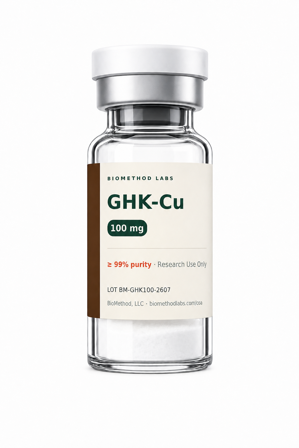 GHK-Cu 100 mg research vial