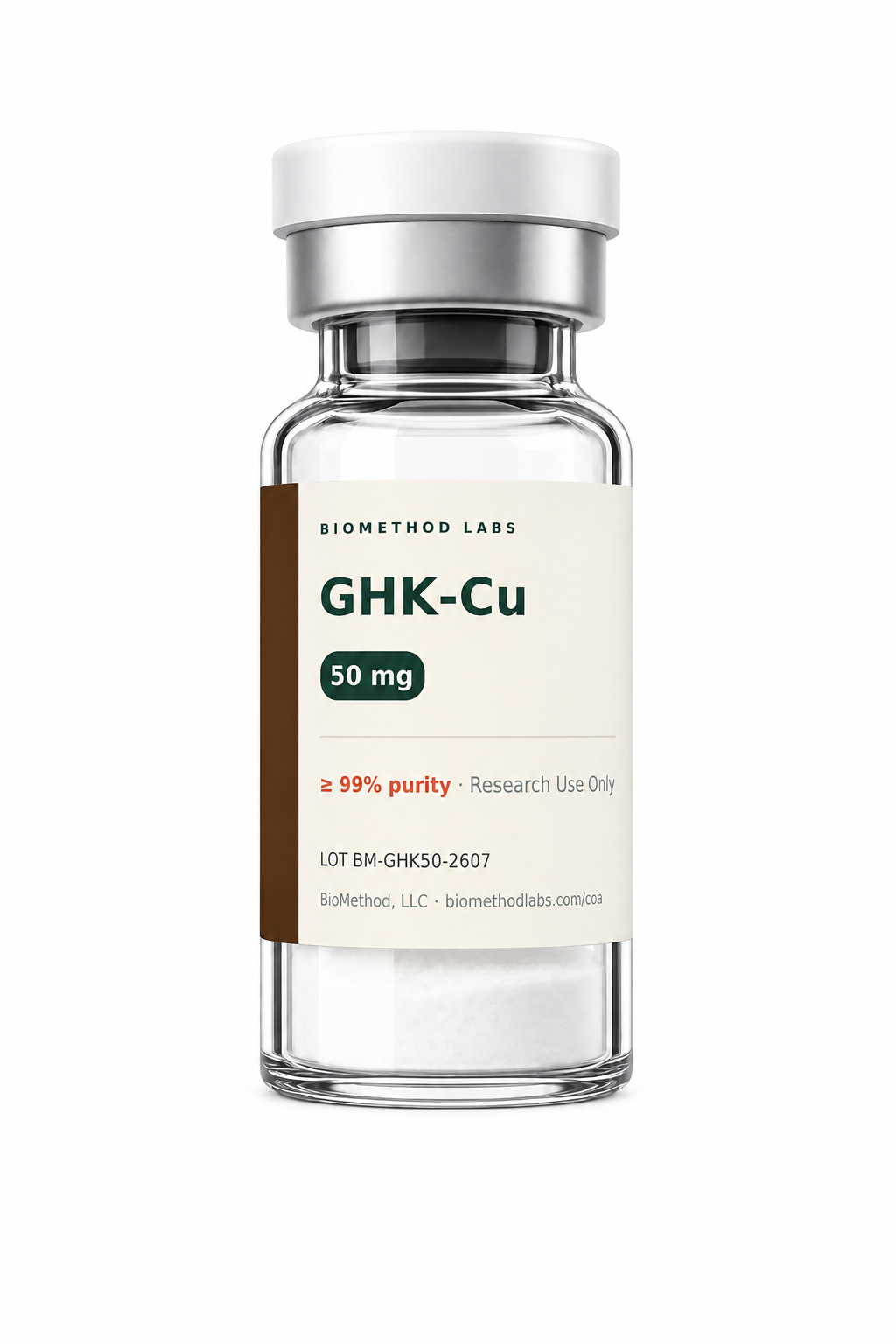 GHK-Cu 50 mg research vial