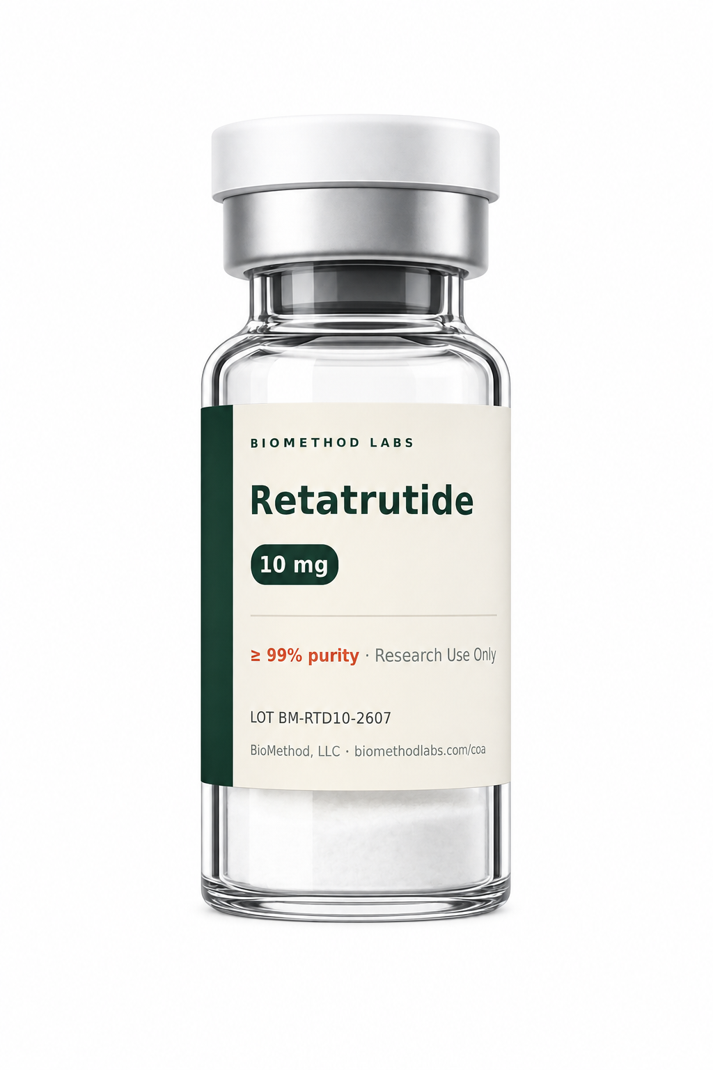 Retatrutide 10 mg research vial