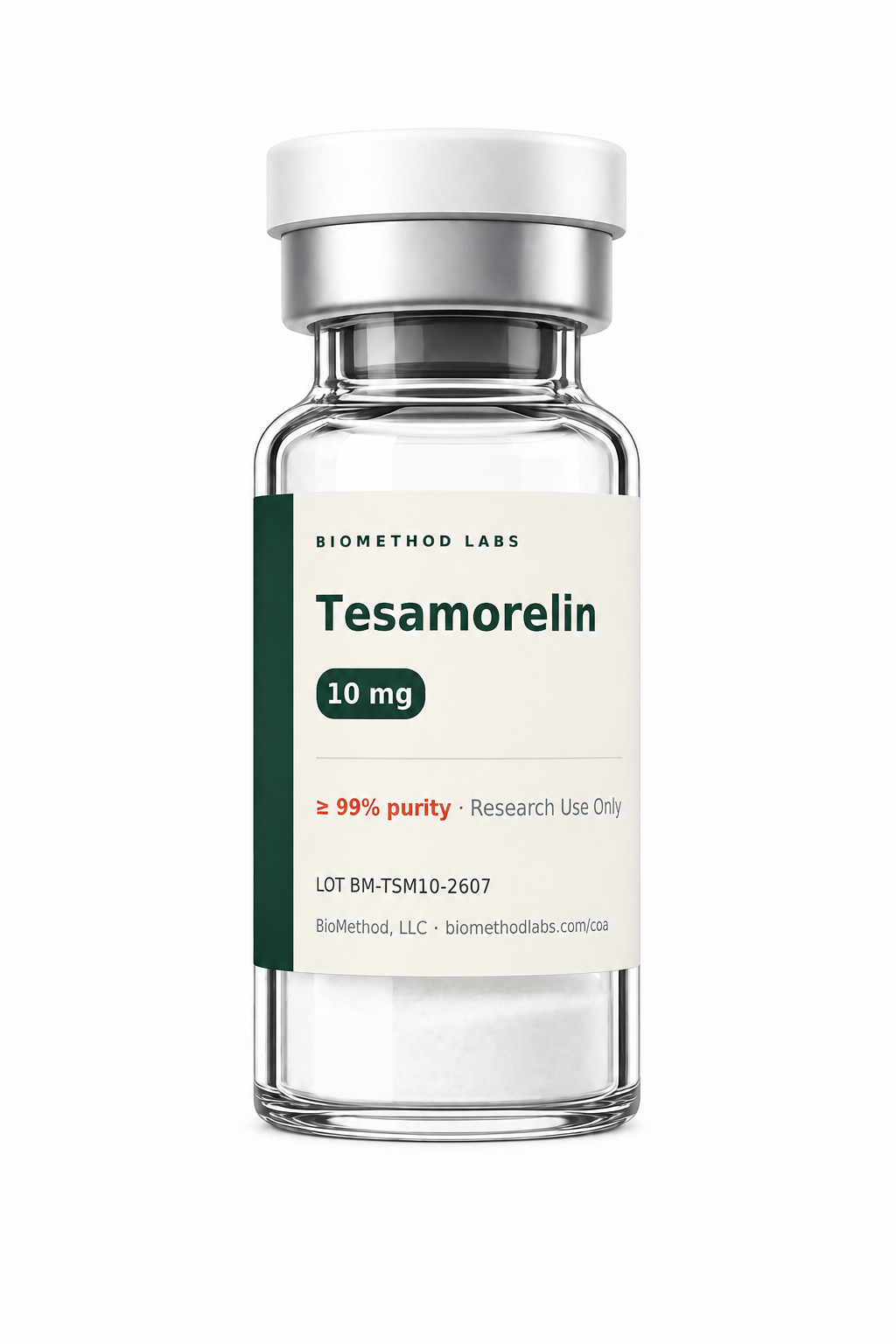 Tesamorelin 10 mg research vial